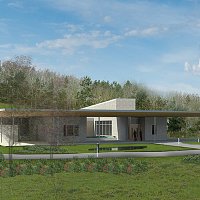 New crematorium takes shape above Great Chesterford