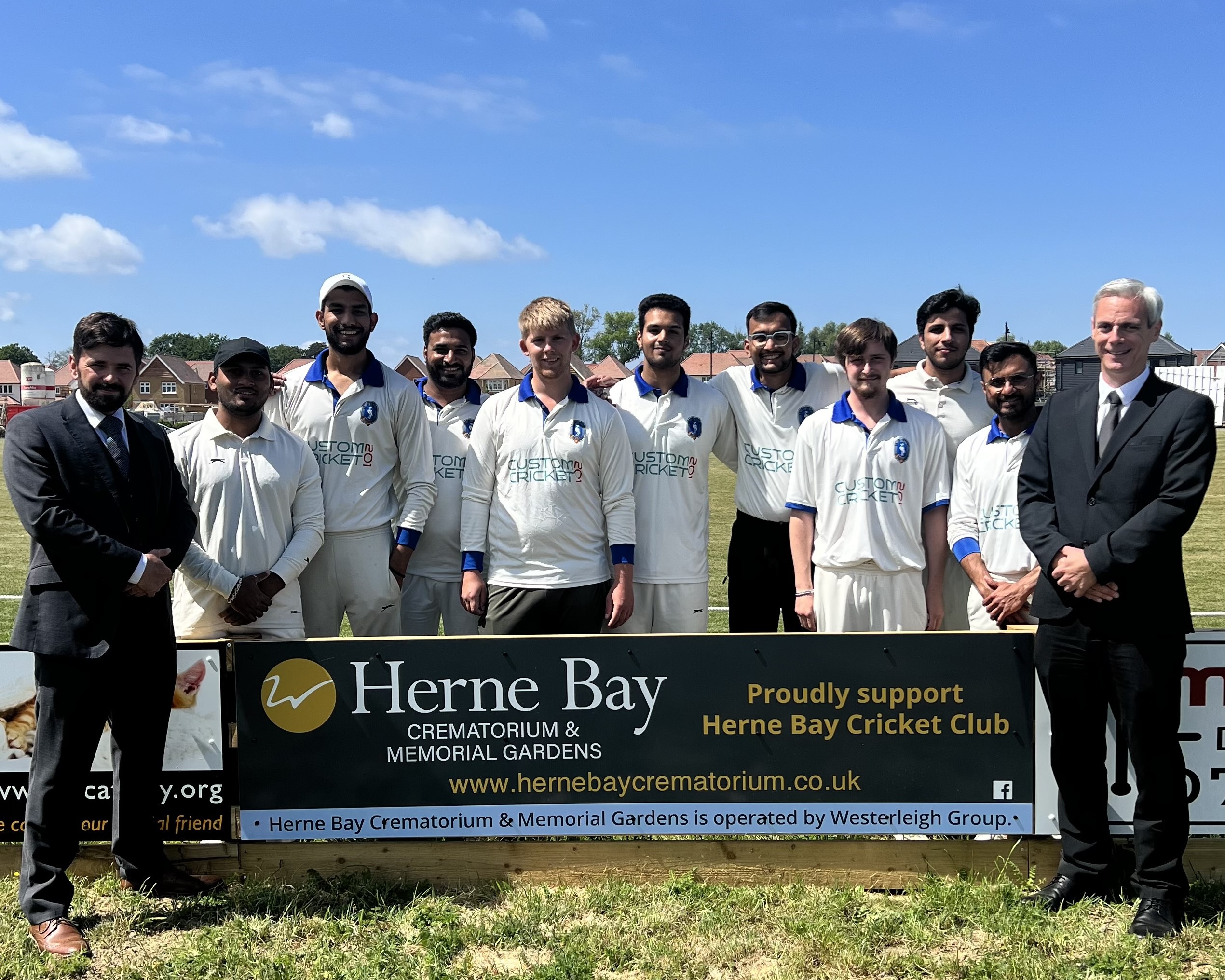 Cricket club bowled over by crematorium’s support