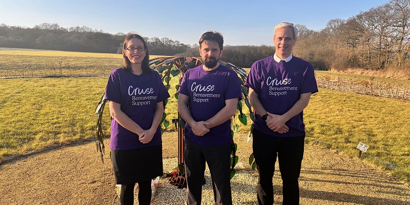 Crematorium trio's marathon fund-raising effort