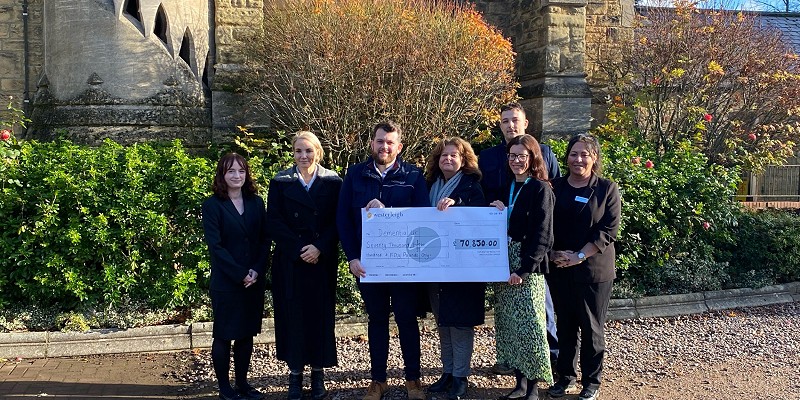 Westerleigh Group raises more than £70k for Dementia UK