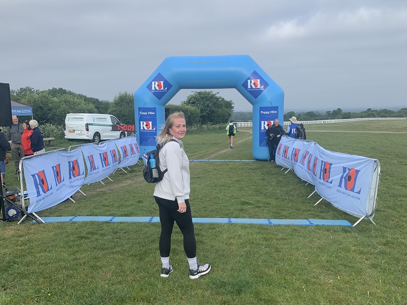 Determined Danni reaches half-way stage of 12-month charity challenge