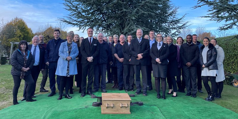 Time capsule buried at Westerleigh Cemetery & Crematorium