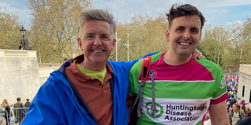 Rob’s marathon effort in tribute to former boss