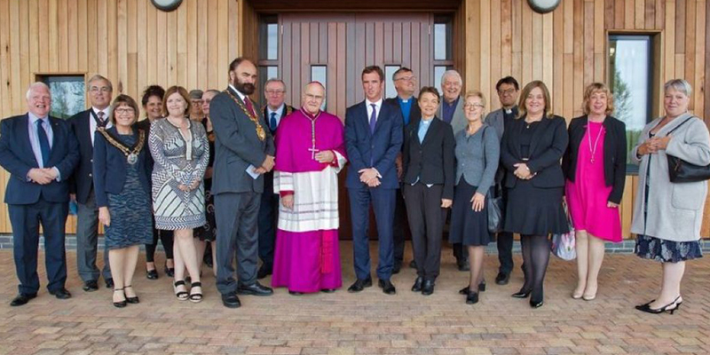 Bishop of East Anglia blesses new crematorium for Uttlesford